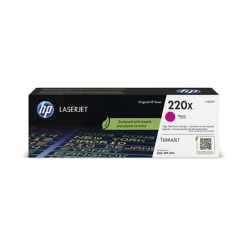 HP 220X High Capacity Magenta Toner Cartridge
