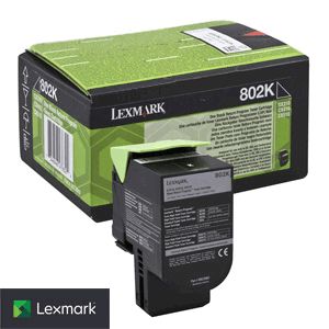 Lexmark 802k Black Toner Cartridge