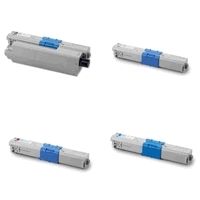 Oki 4446972 B/C/M/Y High Capacity Toner Value Pack
