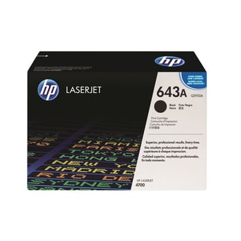 HP 643A Black Toner Cartridge (Q5950A)