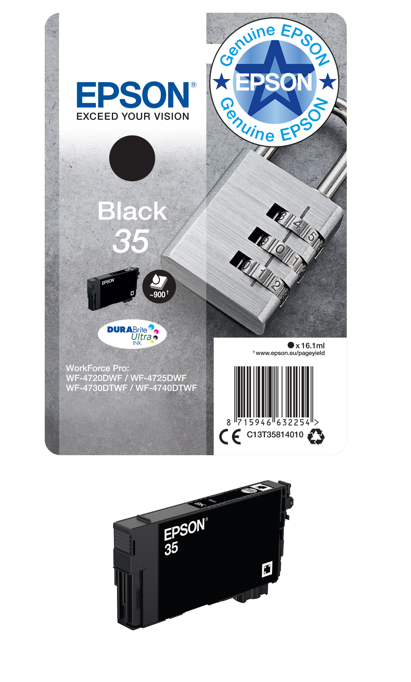Epson 35 Black Ink Cartridge