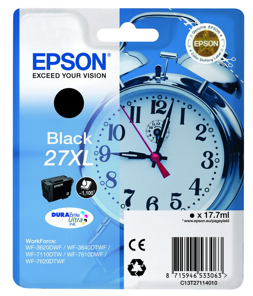 Epson 27XL Black Ink Cartridge