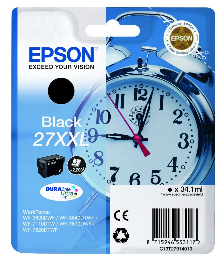 Epson 27XXL Black Ink Cartridge