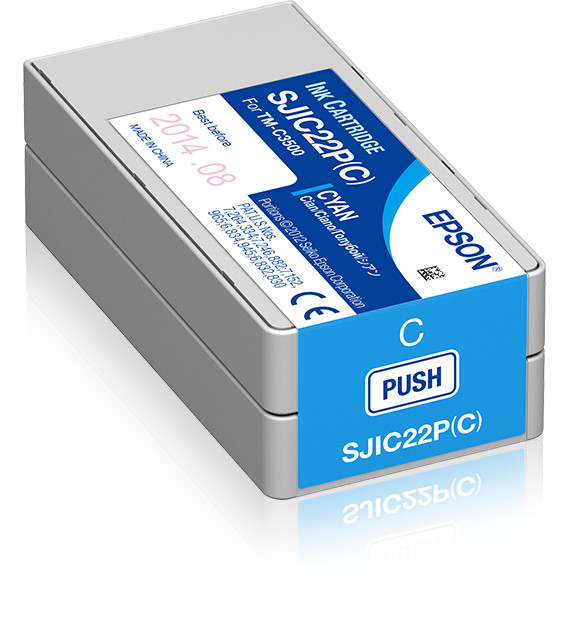 Epson SJIC22PC Cyan Ink Cartridge