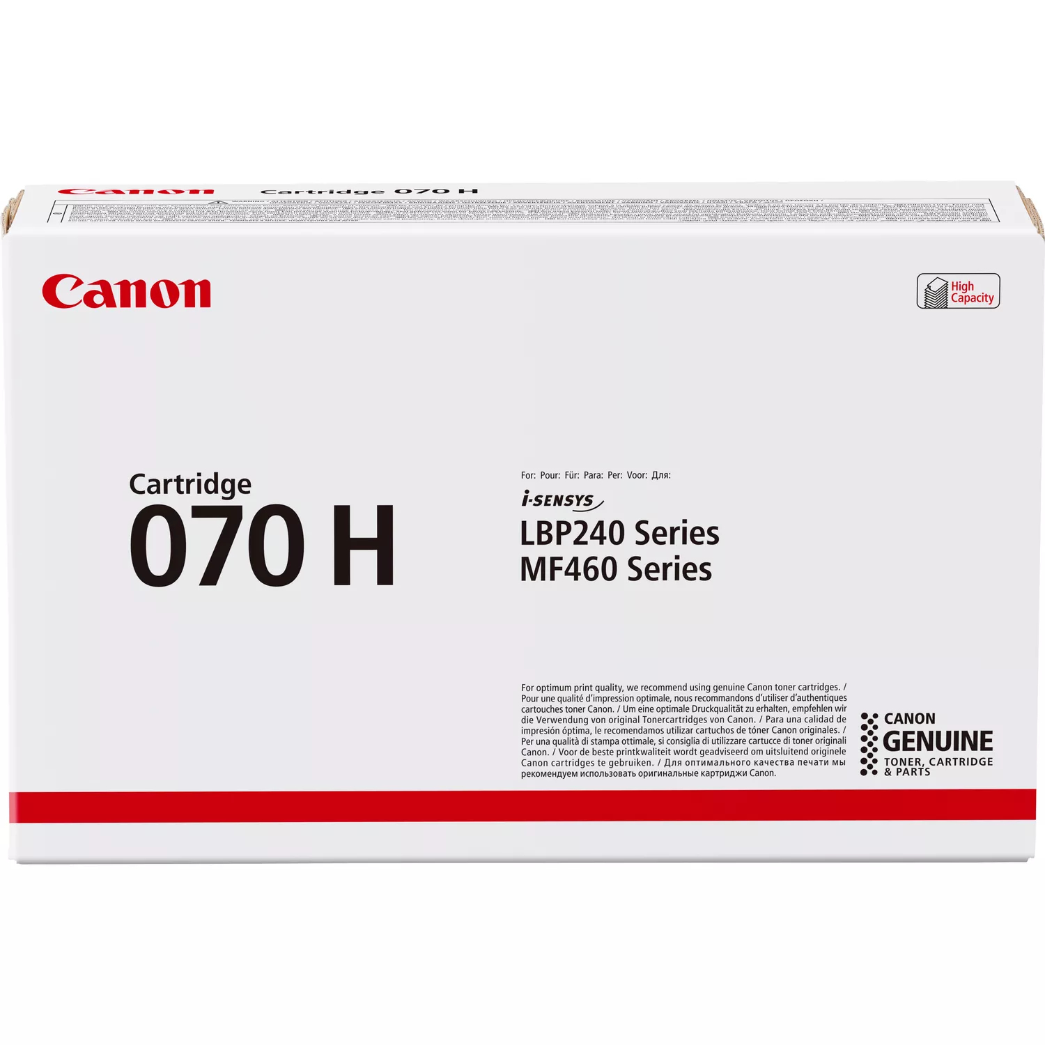 Canon 070H High Capacity Black Toner Cartridge