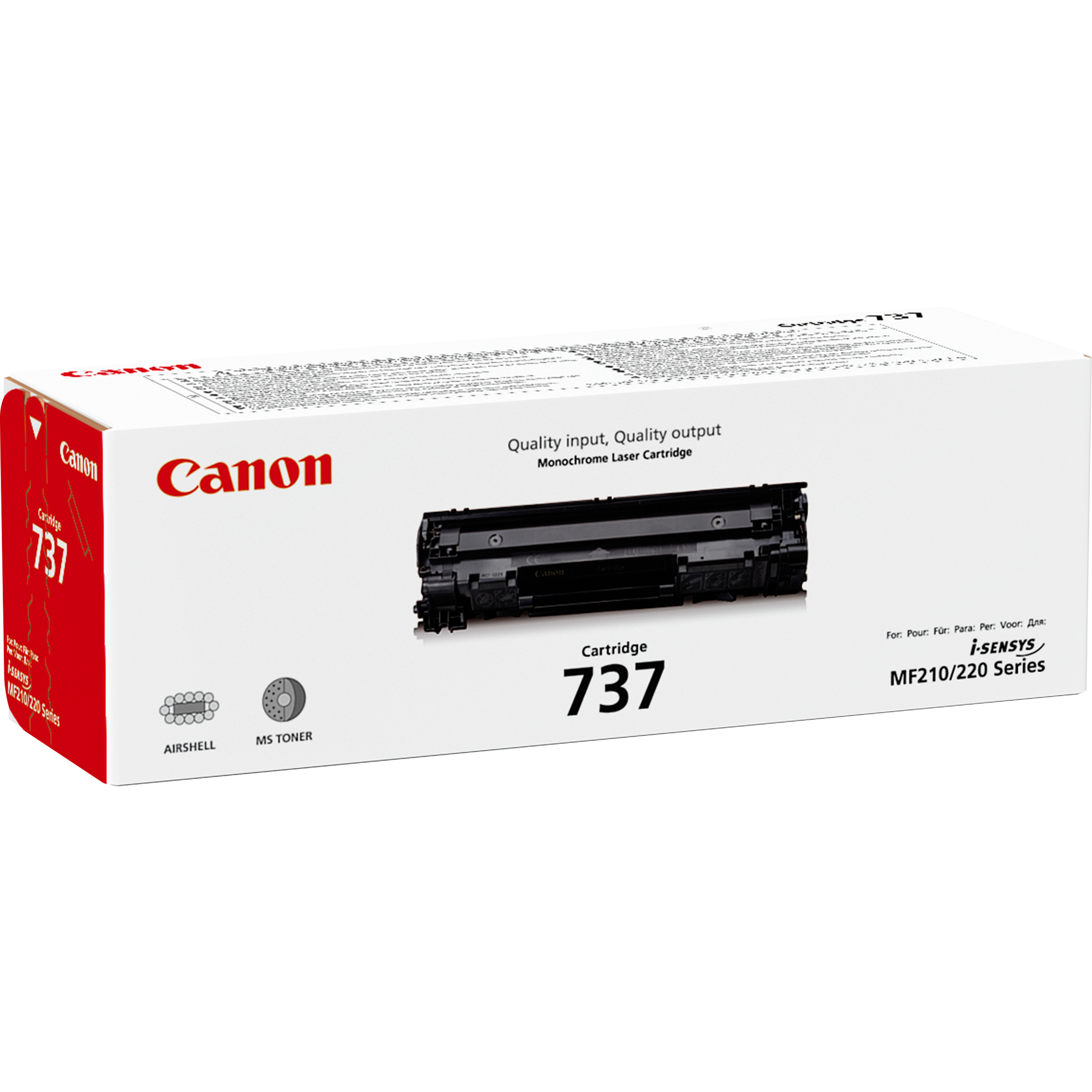 Canon 737BK Black Toner Cartridge