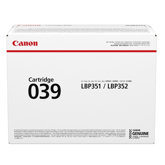 Canon 039 Black Toner Cartridge