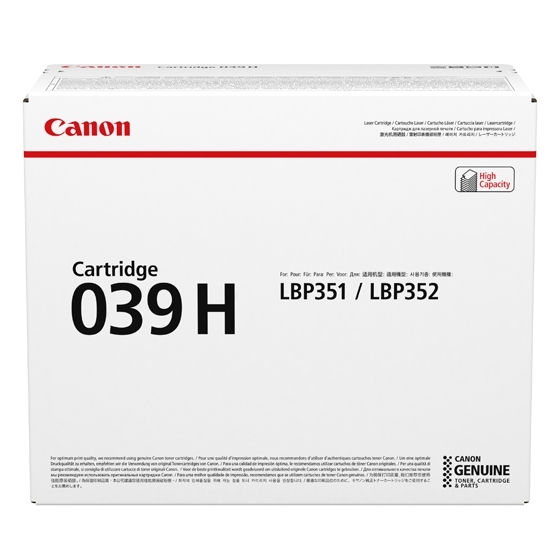 Canon 039H Black Toner Cartridge