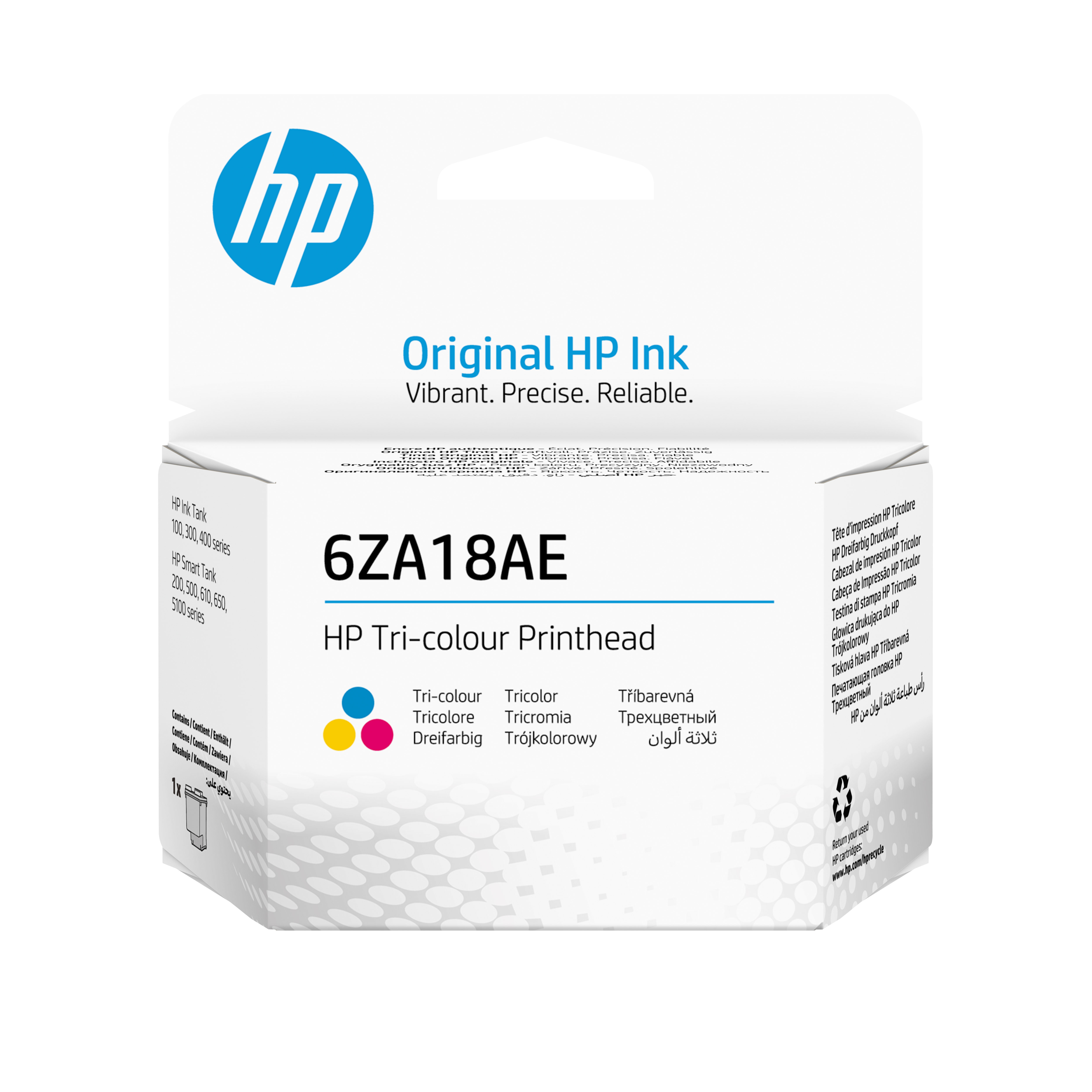 HP 6ZA18AE Tri Colour Printhead