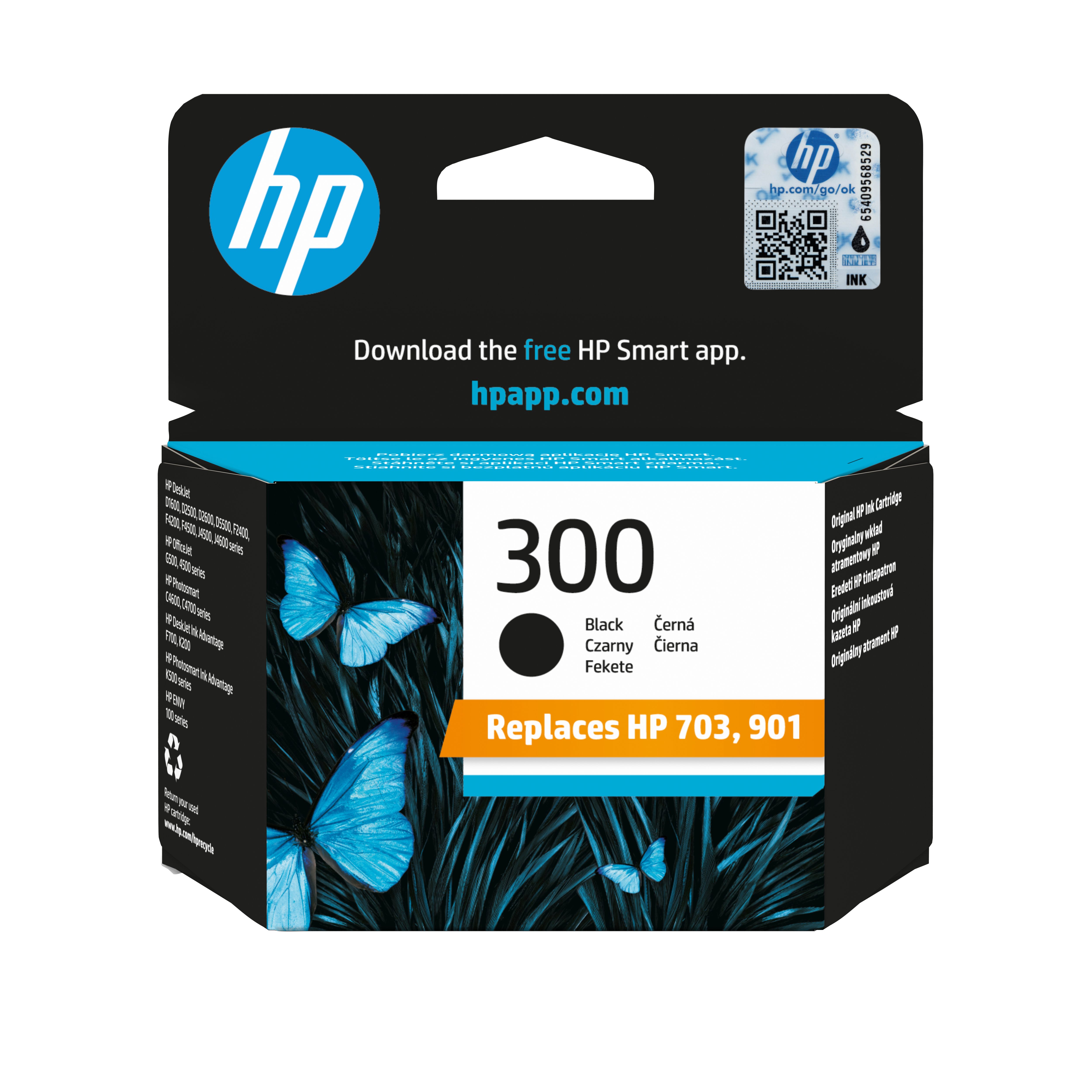 HP No. 300 Black Ink Cartridge