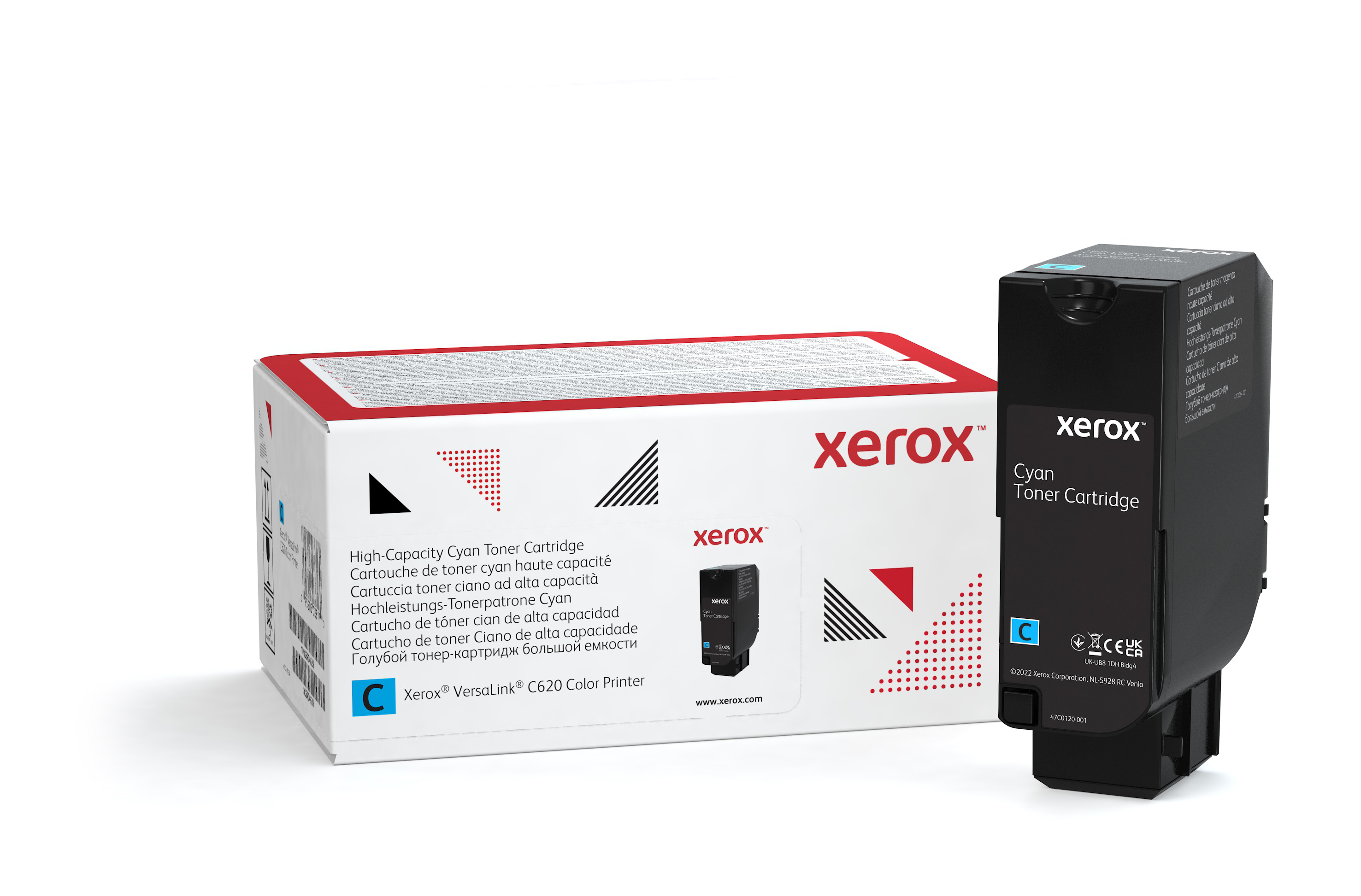 Xerox 006R04625 High Capacity Cyan Toner Cartridge