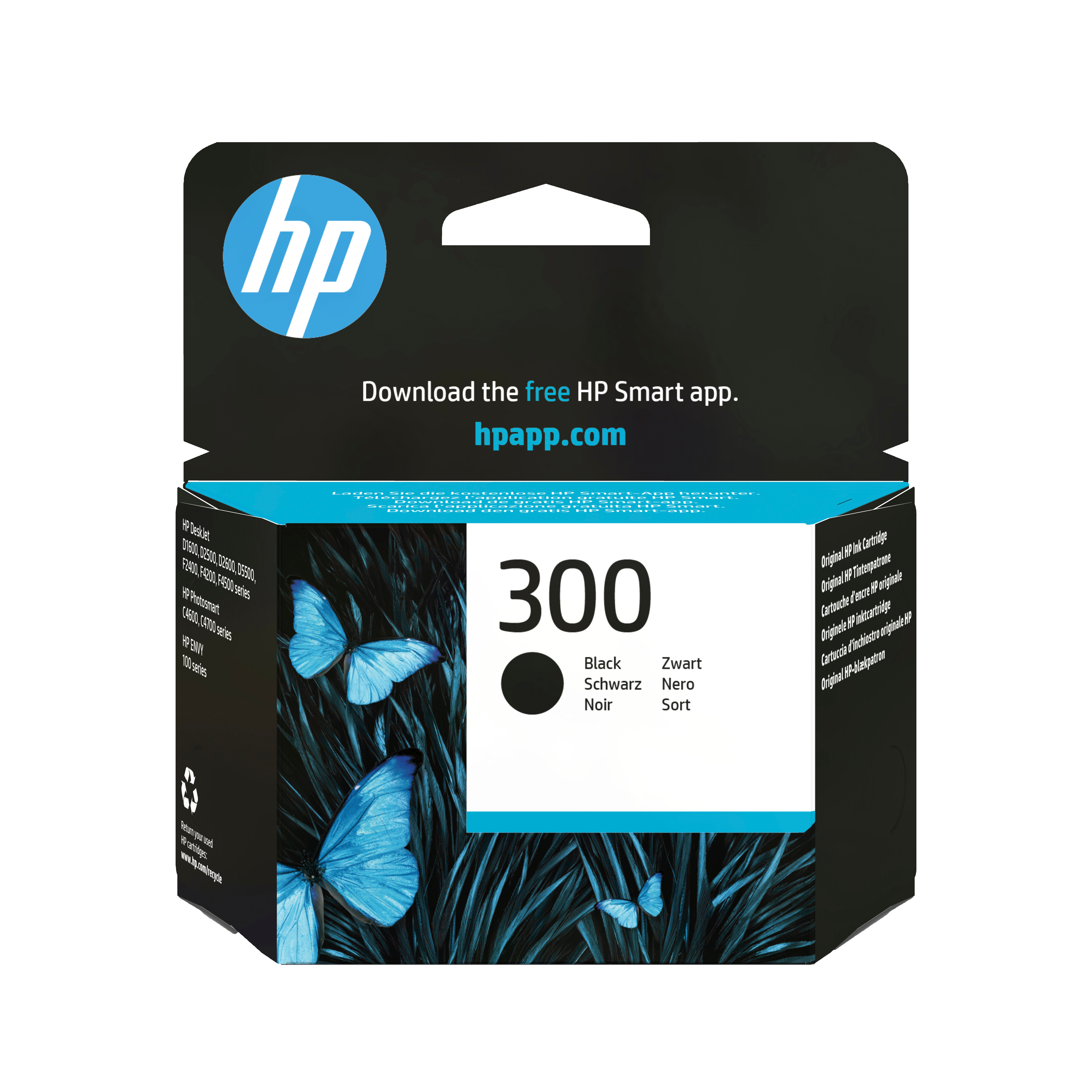 HP No. 300 Black Ink Cartridge