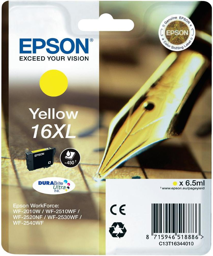 Epson 16XL Yellow Ink Cartridge