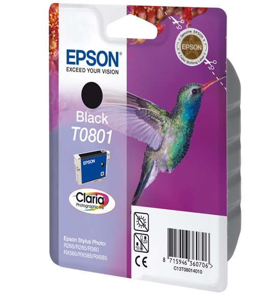 Epson T0801 Black Ink Cartridge