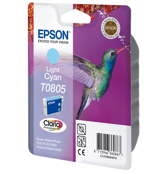 Epson T0805 Light Cyan Ink Cartridge