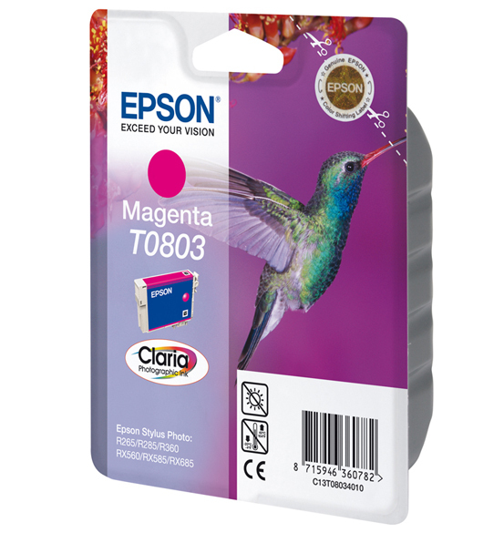 Epson T0803 Magenta Ink Cartridge
