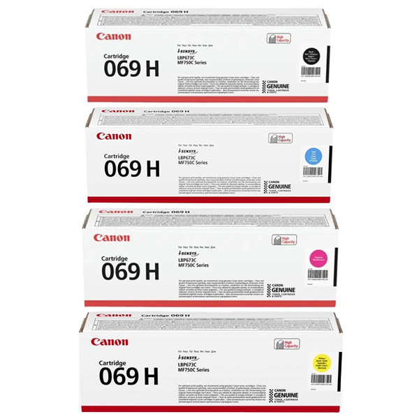 Canon 069H High Capacity Toner Value Pack (B/C/M/Y)