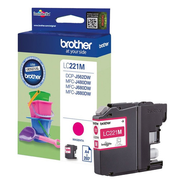 Brother LC221 Magenta Ink Cartridge