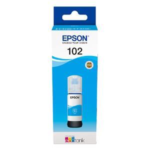 Original Epson 102 Ecotank Cyan Ink Bottle