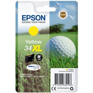 Original Epson 34XL High Capacity Yellow Ink Cartridge