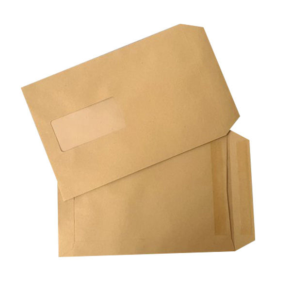 C5 Envelopes Window Self Seal - 90gsm - Manilla (Pack of 500)