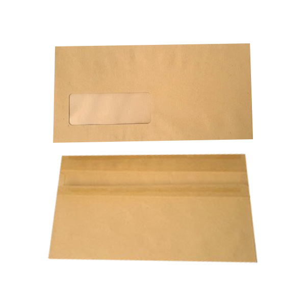 DL Envelopes Window Self Seal - 80gsm - Manilla (Pack of 1000)