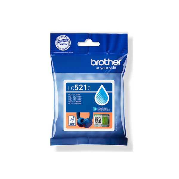 Brother LC521C Cyan Ink Cartridge