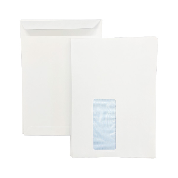 UP C5 Envelopes Window Peel and Seal - 90gsm - White (Pack of 500)