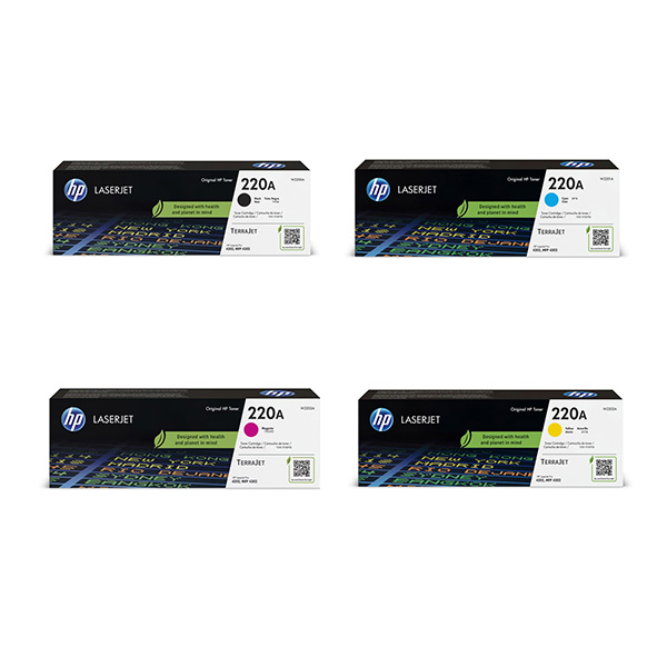 HP 220A Toner Cartridge Multipack (B/C/M/Y)